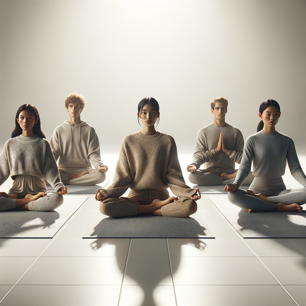 Students yoga